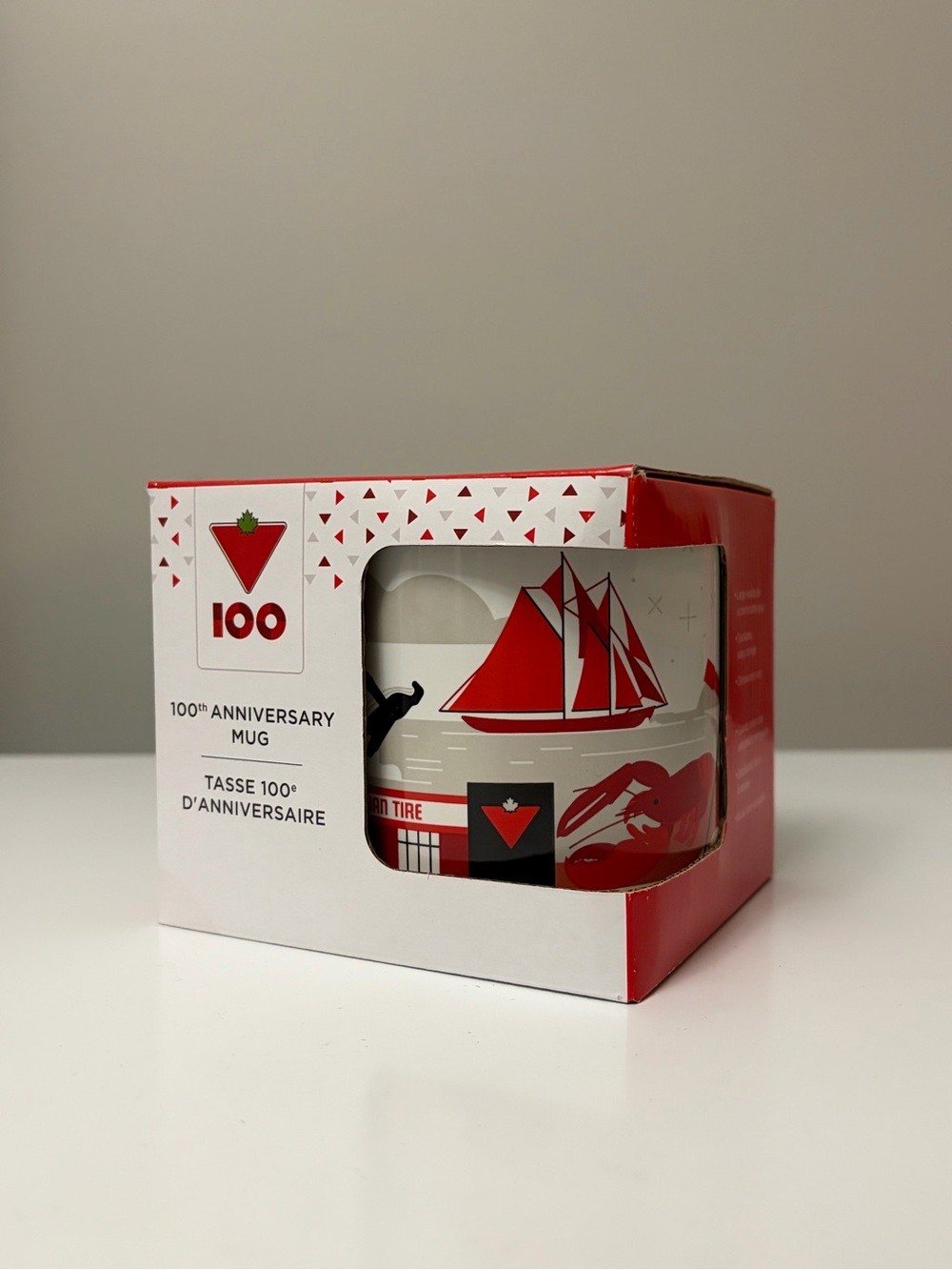 Canadian Tire 100th anniversary mug - NWT